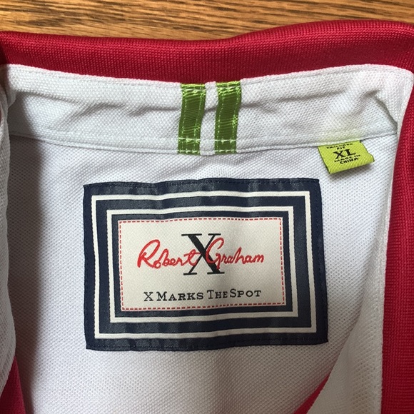 Robert Graham Pink Polo Shirt XL - Picture 5 of 9